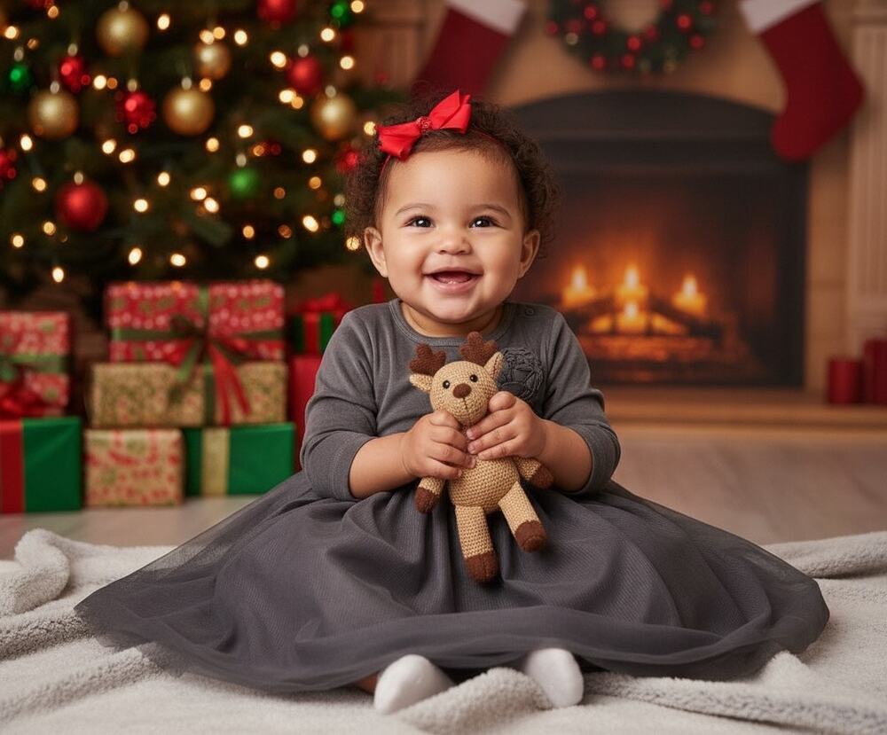 Joe Fresh Baby Tutu Dress 12M Gray 3/4 Sleeve Party Tulle Skirt Cute Outfit